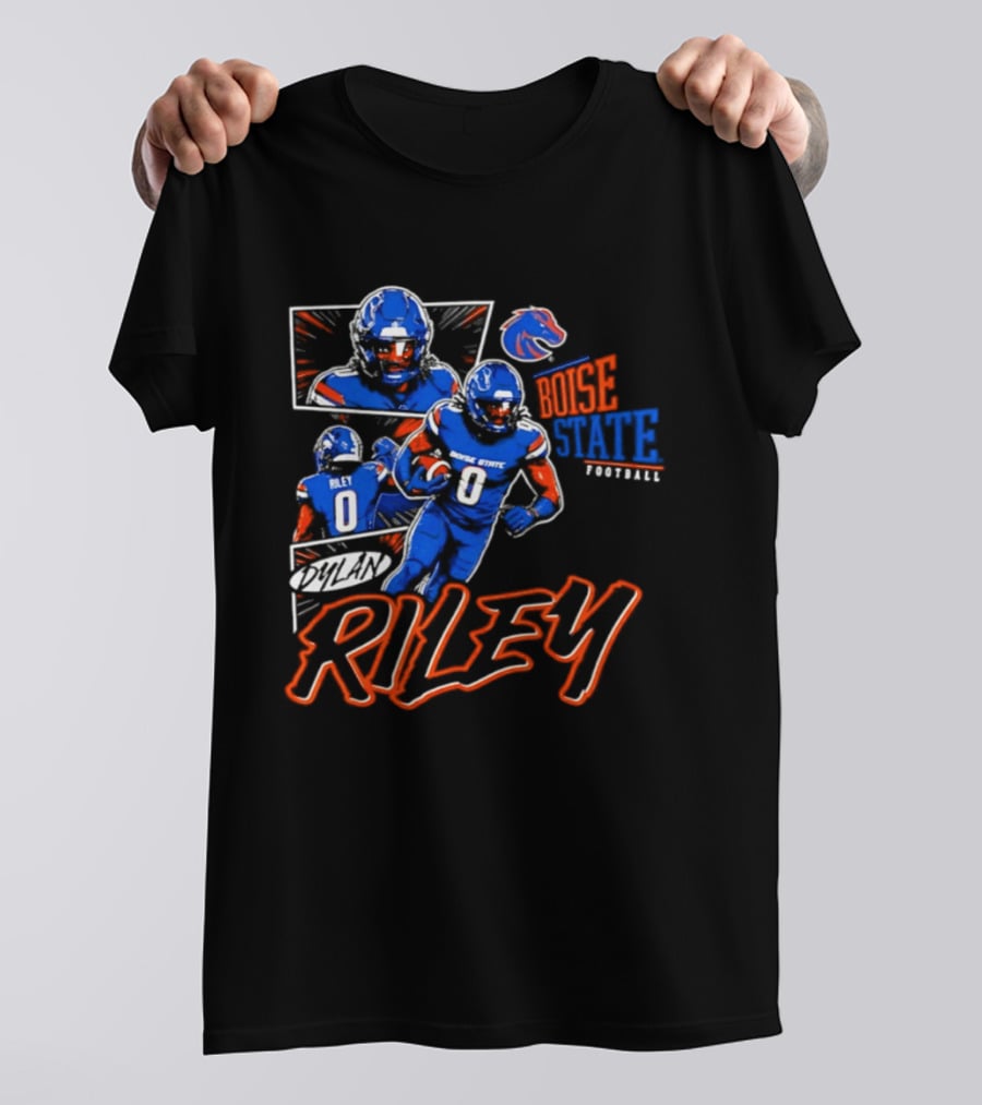 Boise State Broncos Football Riley Comic Book T-Shirt