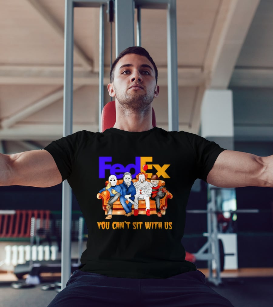 FedEx Horror Friends Halloween 2026 You Can't Sit With Us T-Shirt
