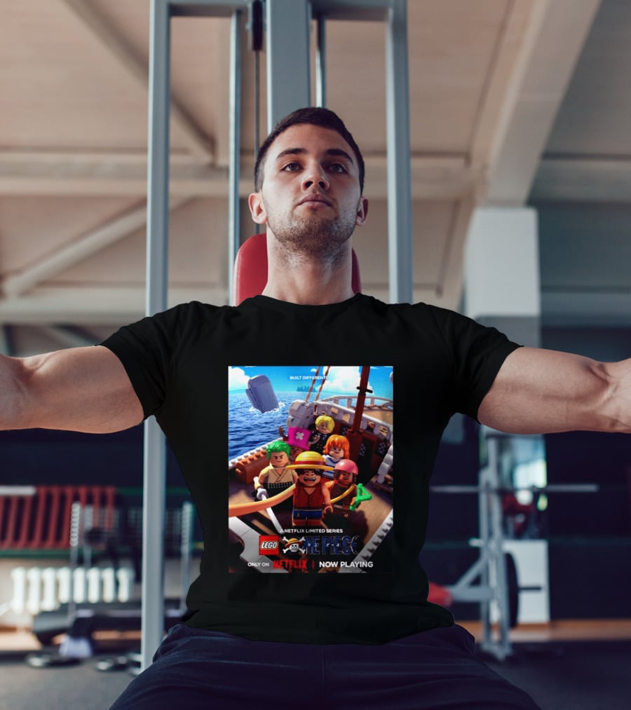LEGO One Piece Netflix Limited Series Built Differently Now Playing T-Shirt