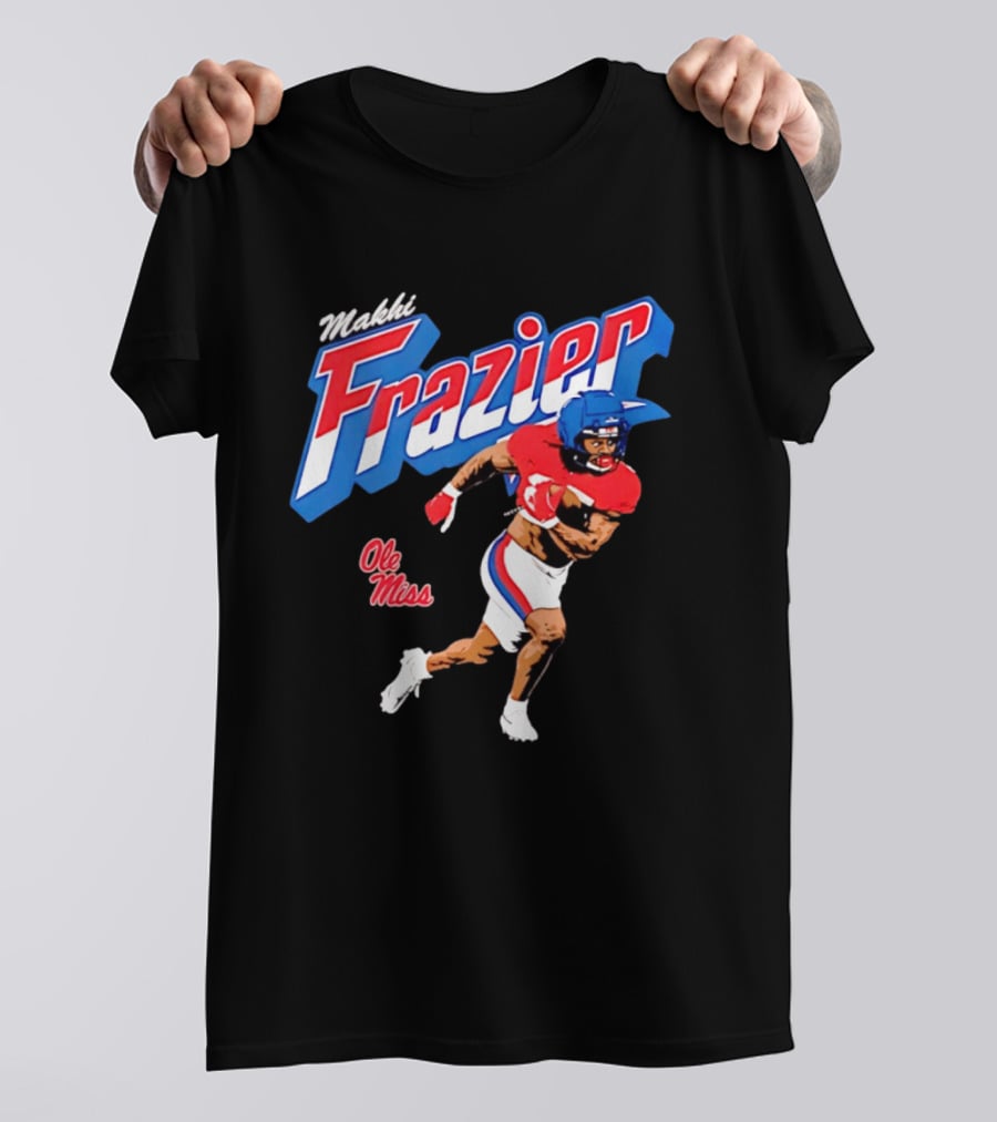 Makhi Frazier Ole Miss Rebels Football Player NCAA T-Shirt