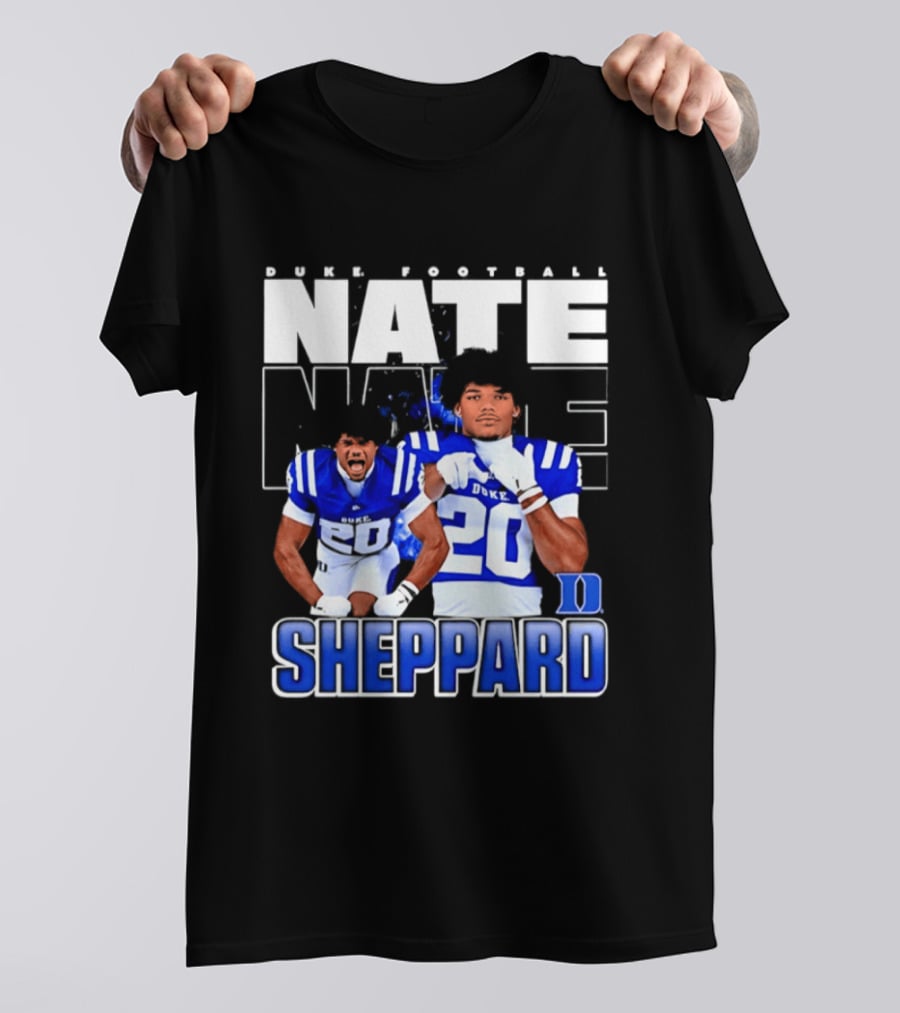 Super Football Nate Sheppard Duke Blue Devils 90s T-Shirt