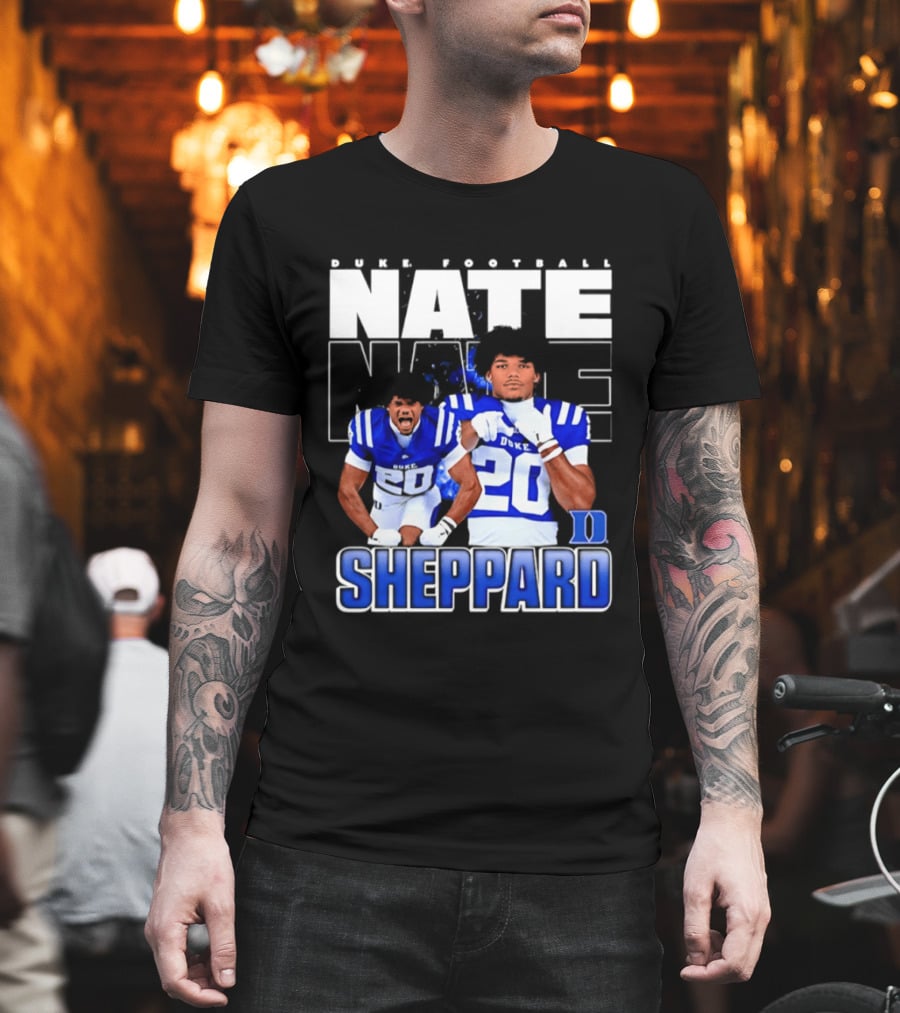 Super Football Nate Sheppard Duke Blue Devils 90s T-Shirt