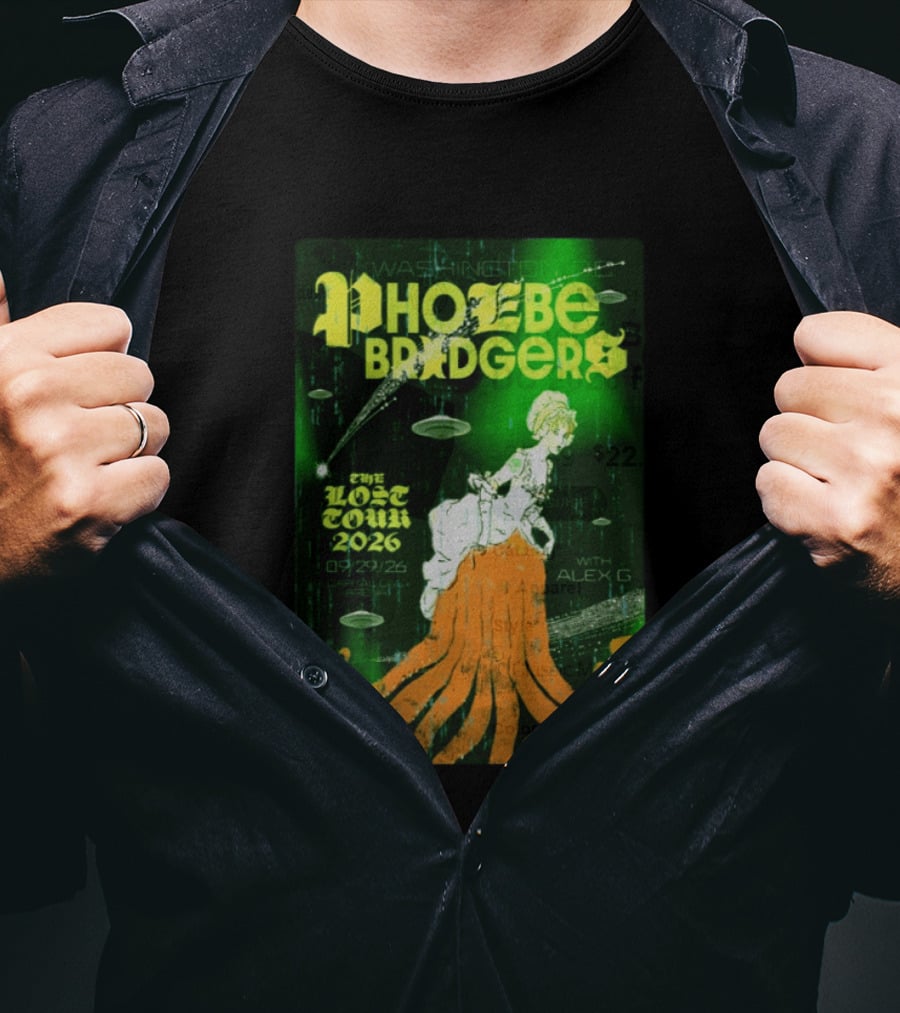 Phoebe Bridgers The Lost Tour 2026 Washington DC 09/29/26 With Alex G T-Shirt