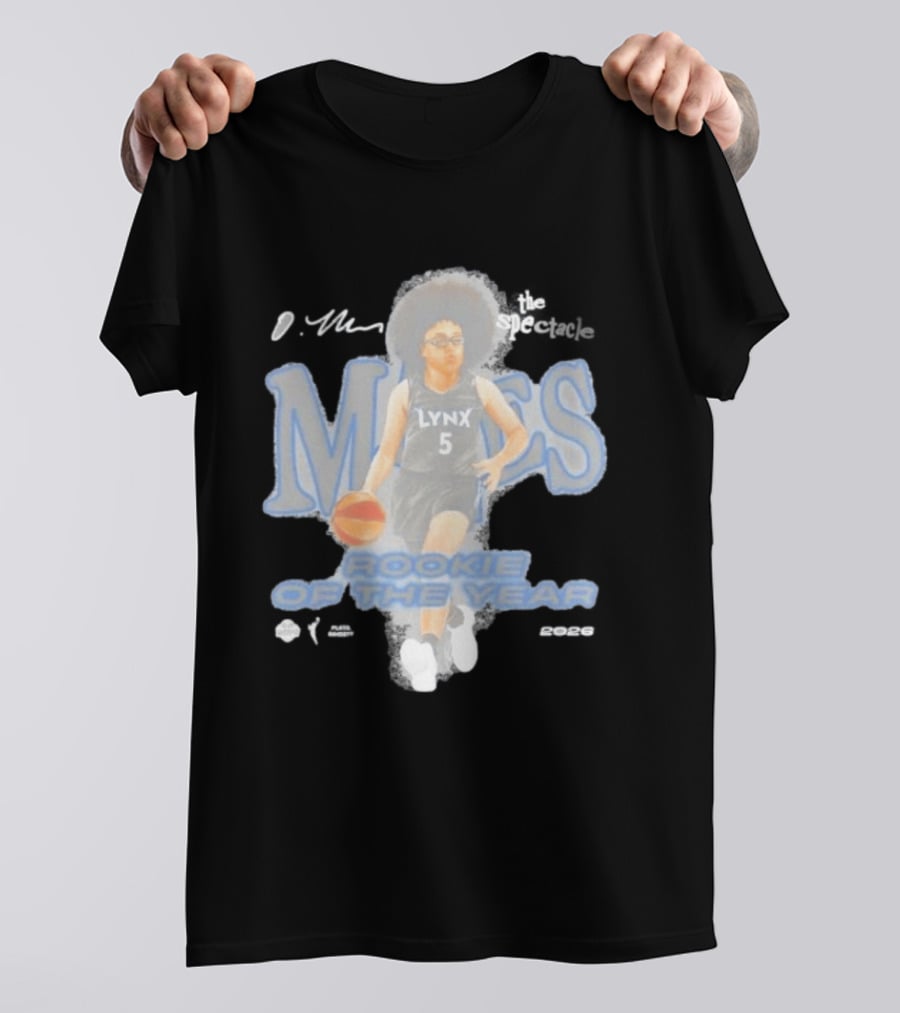 Olivia Miles Minnesota Lynx Playa Society Rookie Of The Year 2026 T-Shirt