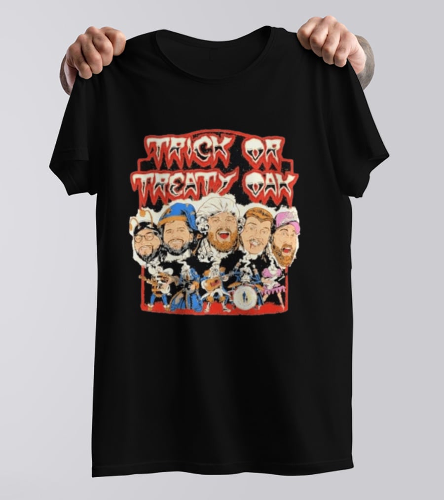 Trick Or Treaty Oak 2026 Concert Melody Mountain Ranch Stephenville Texas Oct 30 2026 T-Shirt