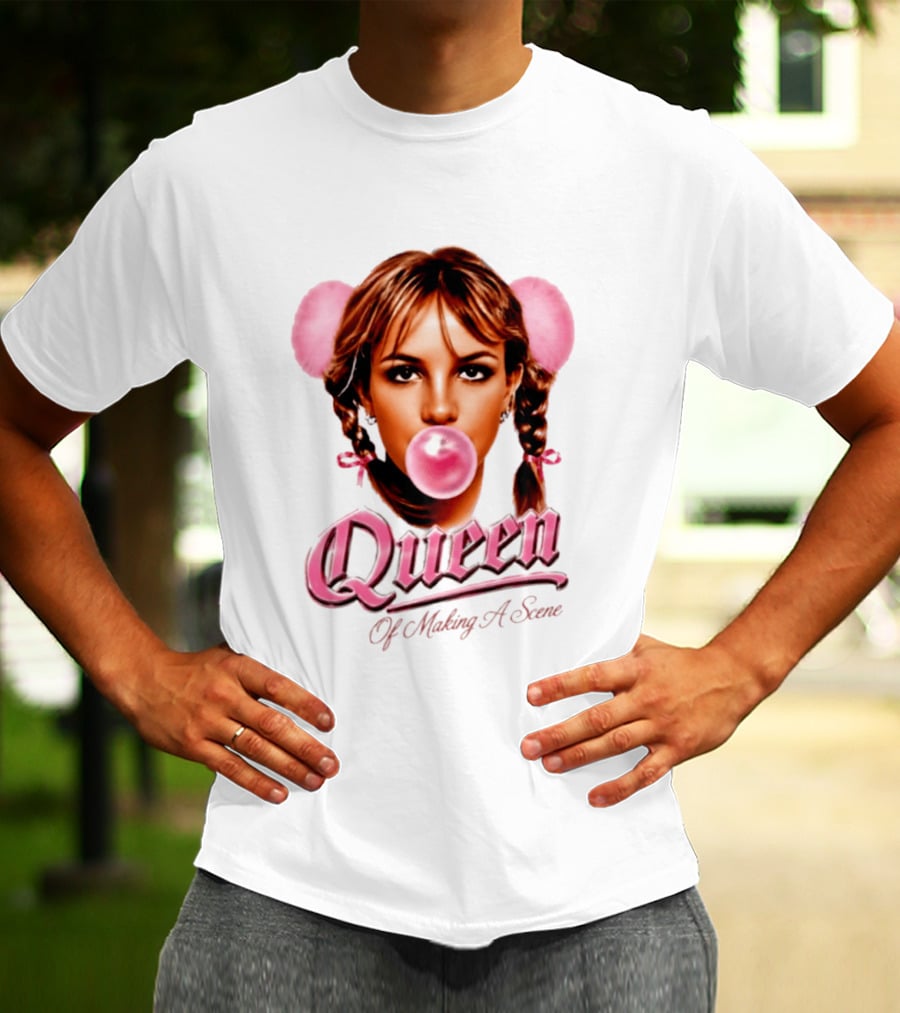Britney Spears Queen Bubblegum Pop Princess Scene T-Shirt