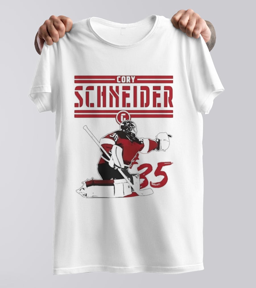 Cory Schneider New Jersey Devils Hockey Player 35 T-Shirt