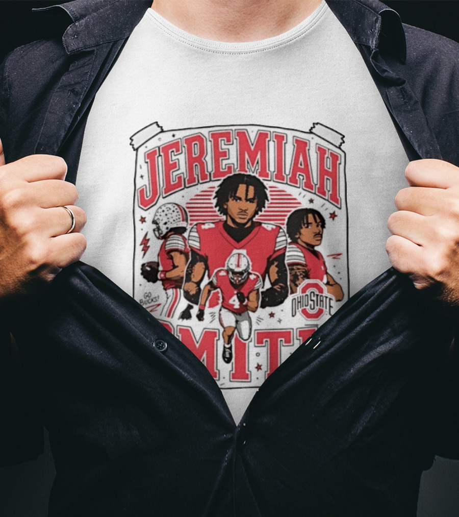 Jeremiah Smith Ohio State Buckeyes NCAA Football Vintage 90s T-Shirt