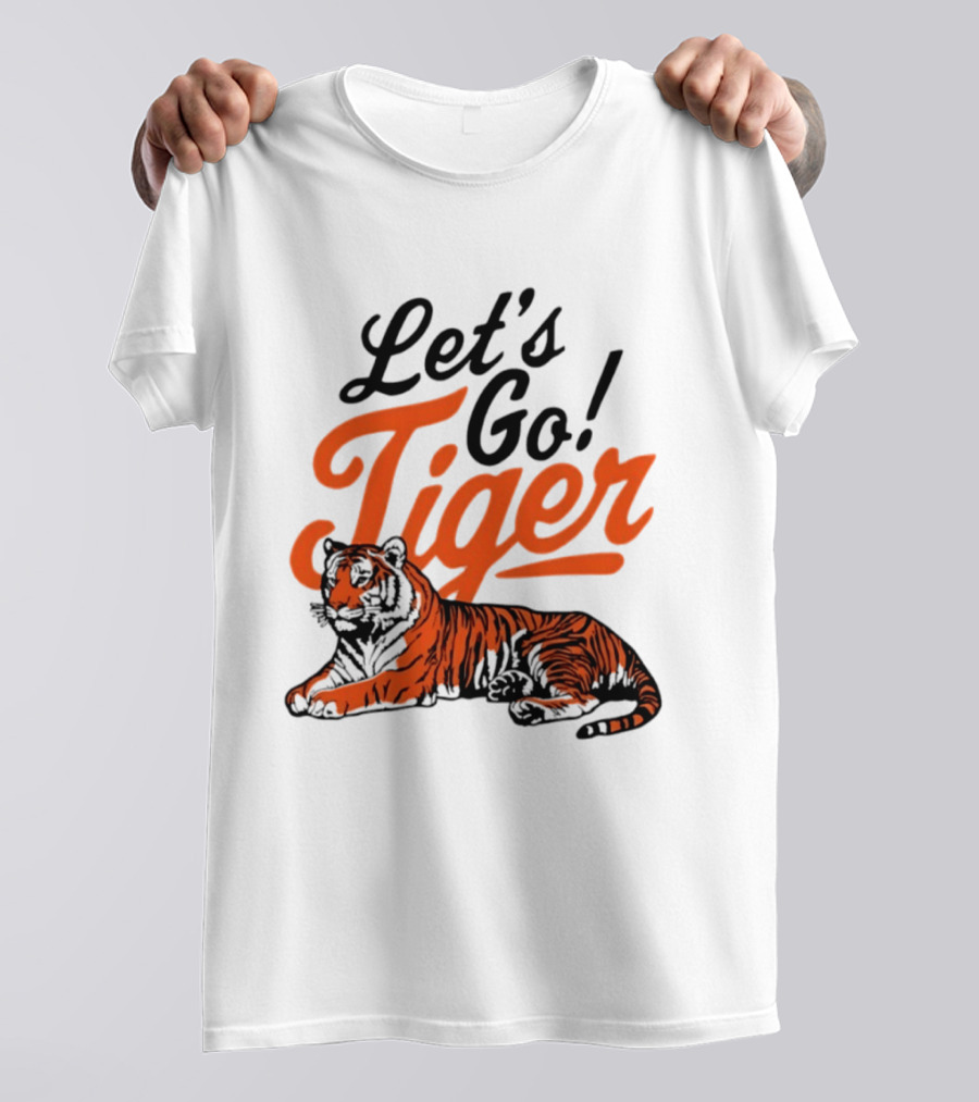 Let's Go Tiger Cincinnati Bengals Football Fan Gear T-Shirt