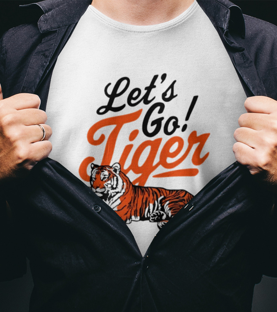 Let's Go Tiger Cincinnati Bengals Football Fan Gear T-Shirt