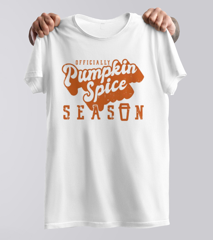 Officially Pumpkin Spice Season Cup T-Shirt