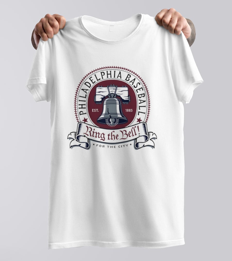 Philadelphia Baseball Ring The Bell For The City Liberty Bell T-Shirt