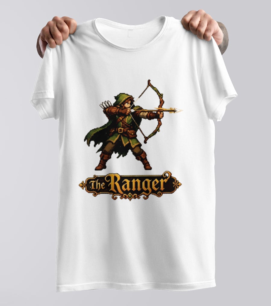 The Ranger Pixel Fantasy Archer RPG Adventure Gaming T-Shirt