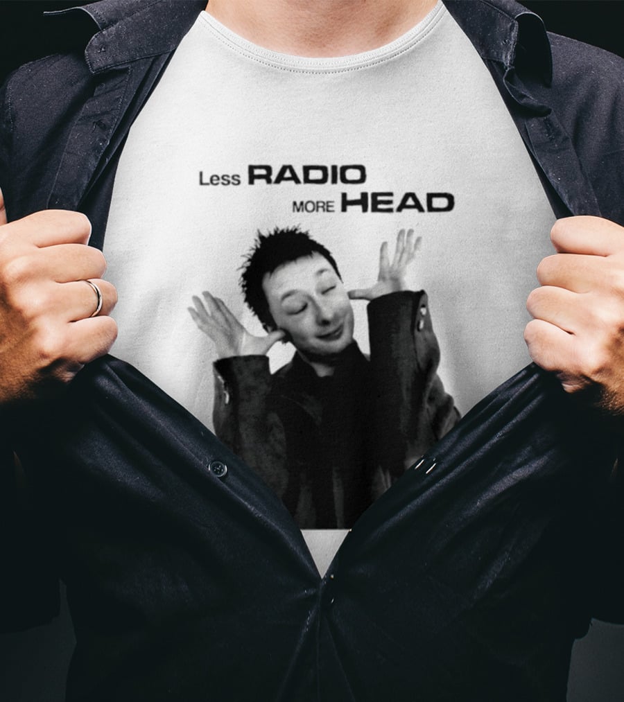 Thom Yorke Less Radio More Head Radiohead T-Shirt