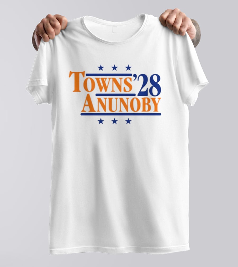 Towns Anunoby 28 New York Knicks Stars T-Shirt
