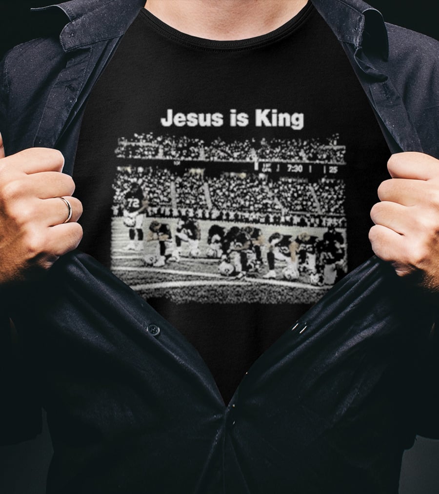Jesus Is King Pray Football Las Vegas T-Shirt