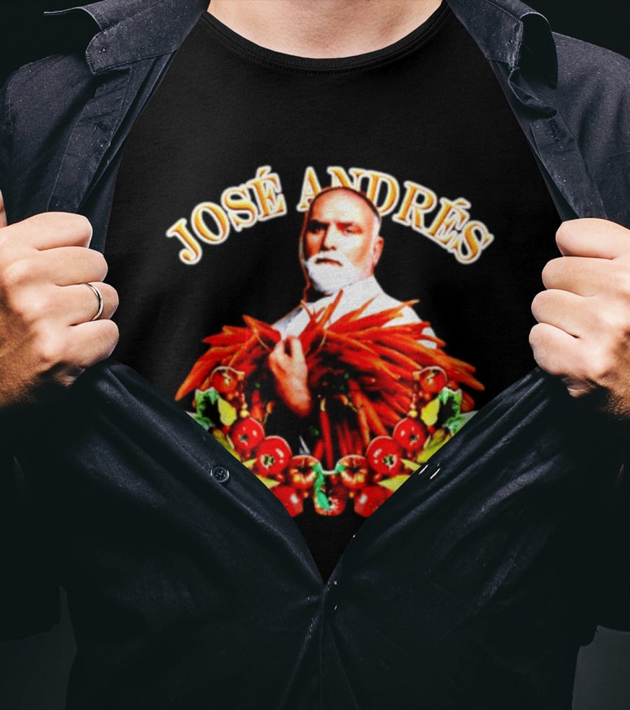 José Andrés Chef Culinary Creativity And Food Philanthropy T-Shirt