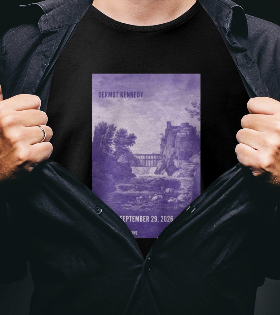 Dermot Kennedy Forest Hills September 29 2026 Jonah Kagen Aaron Rowe T-Shirt