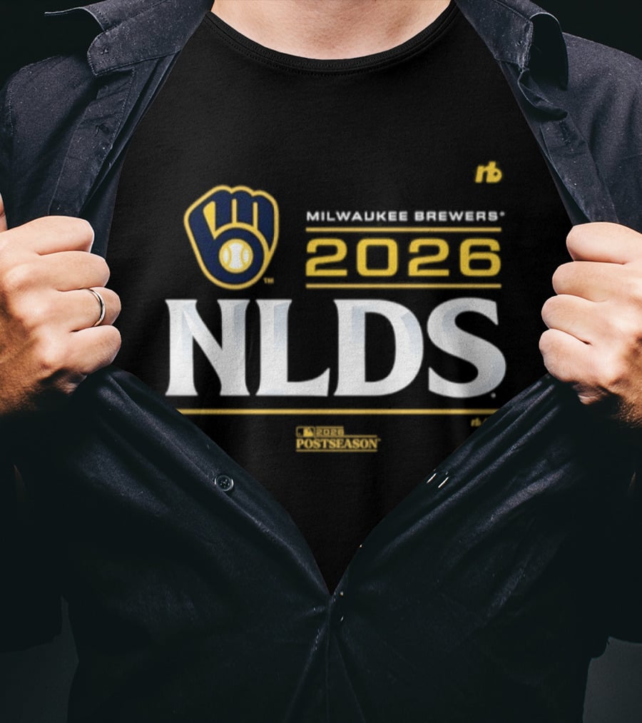 Milwaukee Brewers 2026 NLDS Winner Locker Room T-Shirt