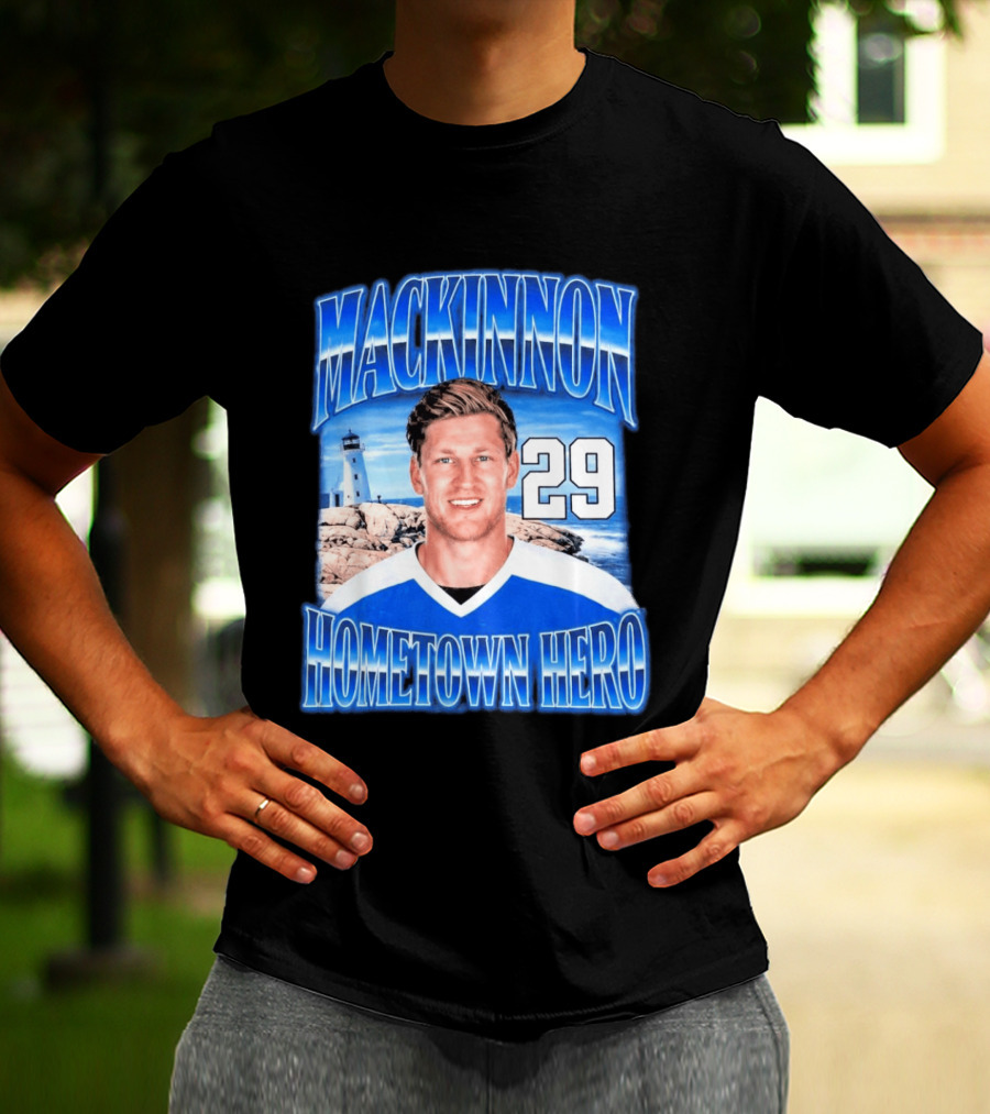 Mackinnon 29 Hometown Hero Lighthouse Scene T-Shirt