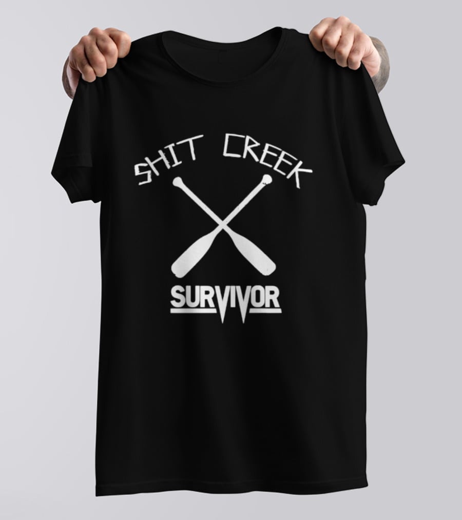 Shit Creek Survivor Paddles T-Shirt