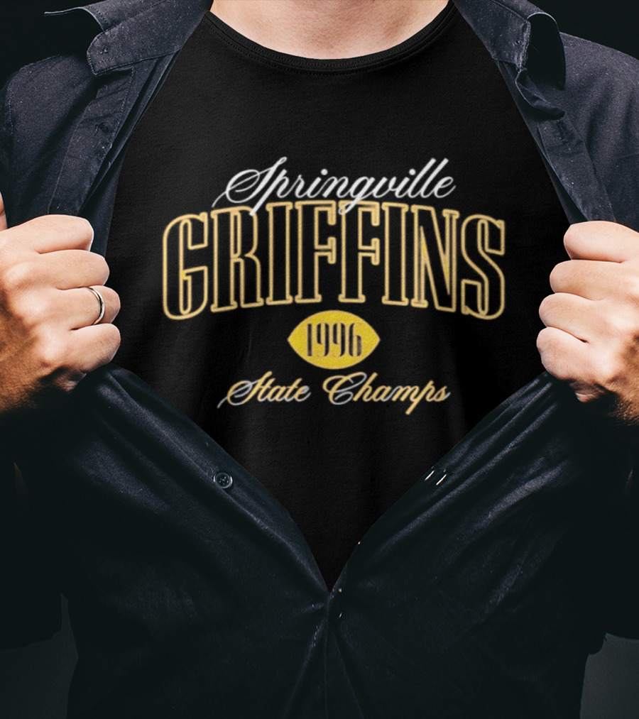 Springville Griffins 1996 State Champs T-Shirt