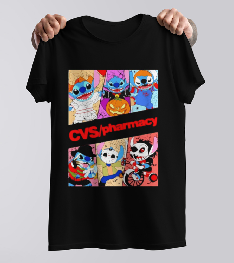 Stitch Horror Halloween CVS Pharmacy 2026 Movie T-Shirt