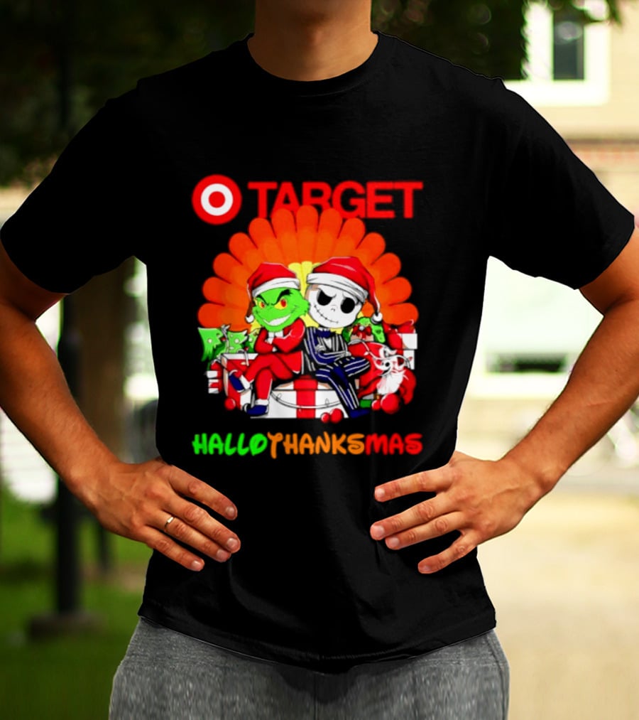Target Grinch Jack Skellington Hallothanksmas 2026 T-Shirt
