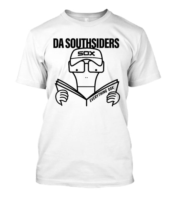 DA SOUTHSIDERS SOX EVERYTHING SOX Cartoon Reading T-Shirt