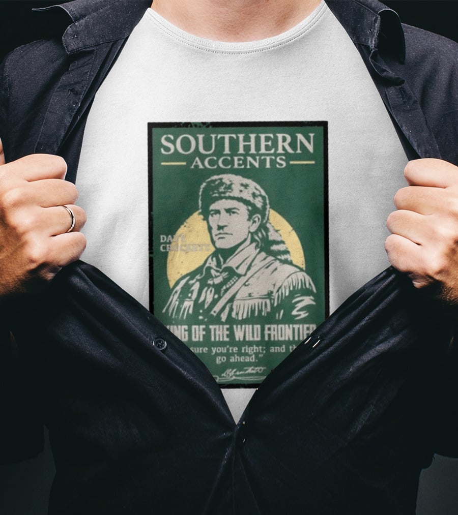 Southern Accents Davy Crockett King Of The Wild Frontier T-Shirt