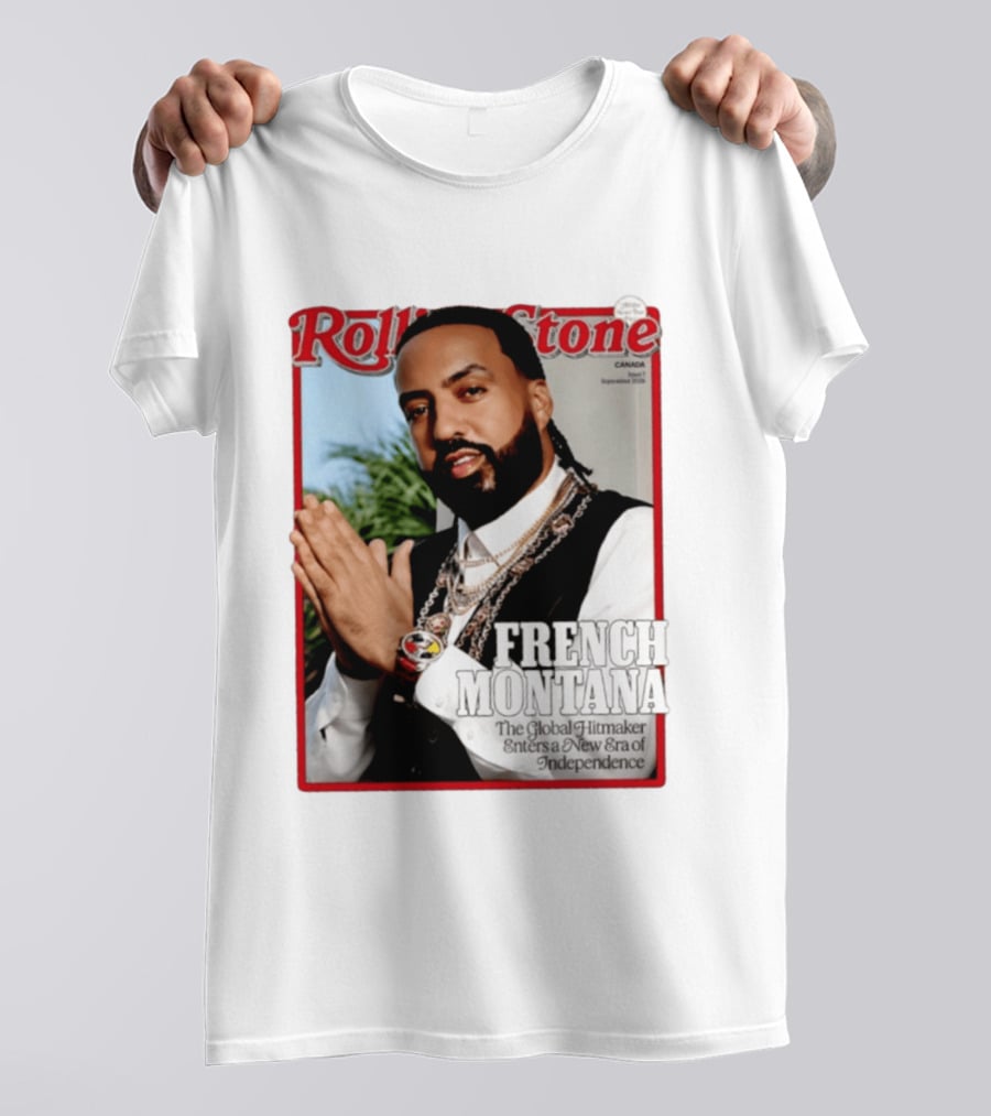 Rolling Stone Canada September 2026 French Montana Global Hitmaker New Era Of Independence T-Shirt