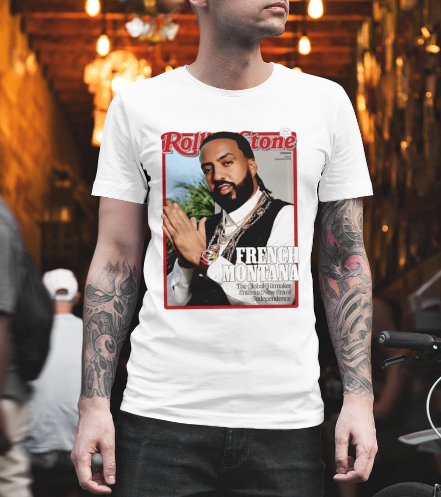 Rolling Stone Canada September 2026 French Montana Global Hitmaker New Era Of Independence T-Shirt