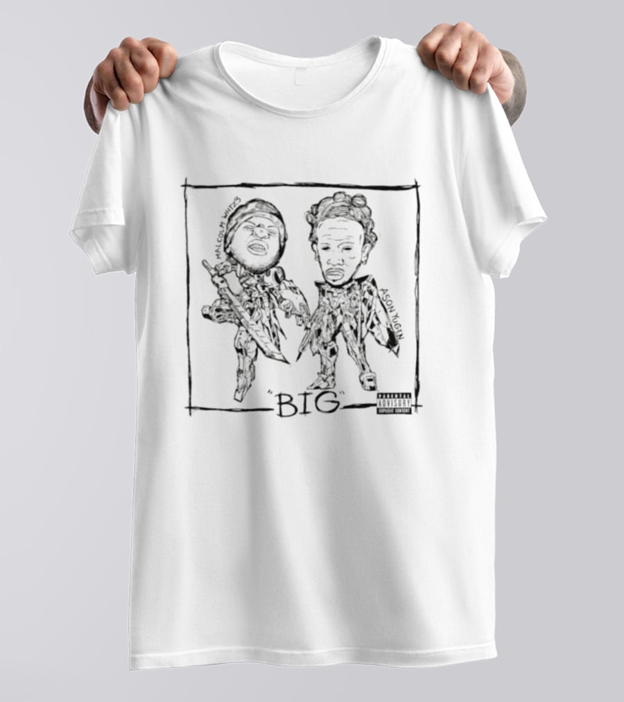 Malcolm Whyz3 Ason Yugen Hip Hop Big Rap T-Shirt