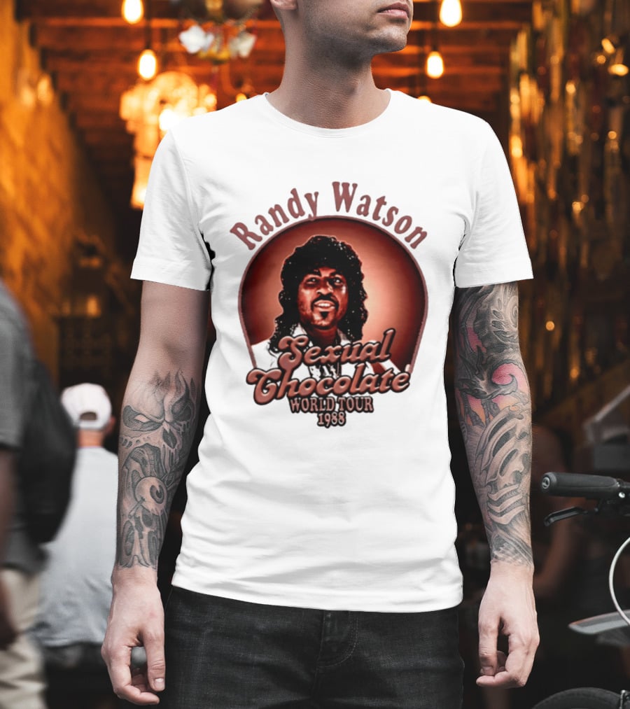 Randy Watson Sexual Chocolate World Tour 1988 Retro Concert T-Shirt