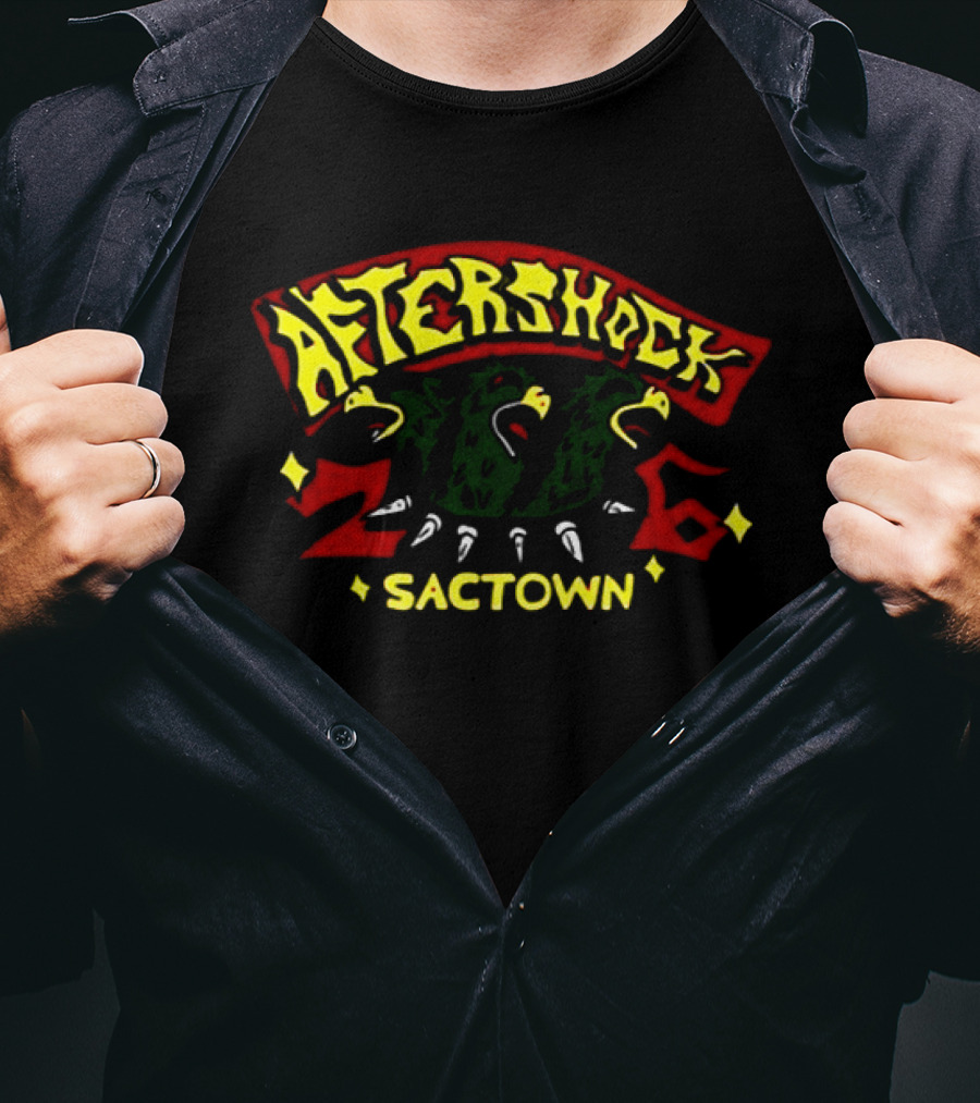 Aftershock Festival 2026 Sactown Griffin Trio October 1 4 Sacramento CA T-Shirt