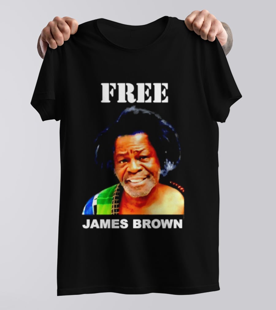 FREE James Brown Godfather Of Soul Funk T-Shirt
