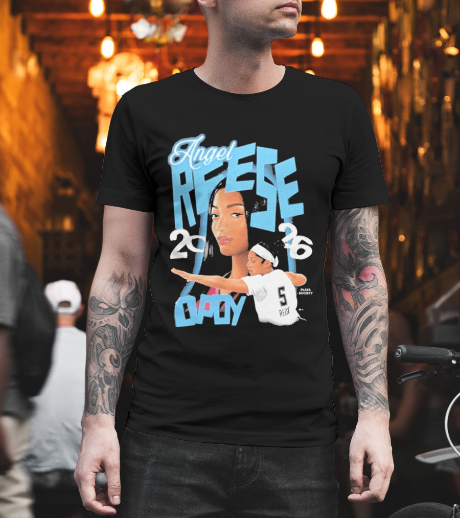 Angel Reese 2026 DPOY Basketball Player T-Shirt