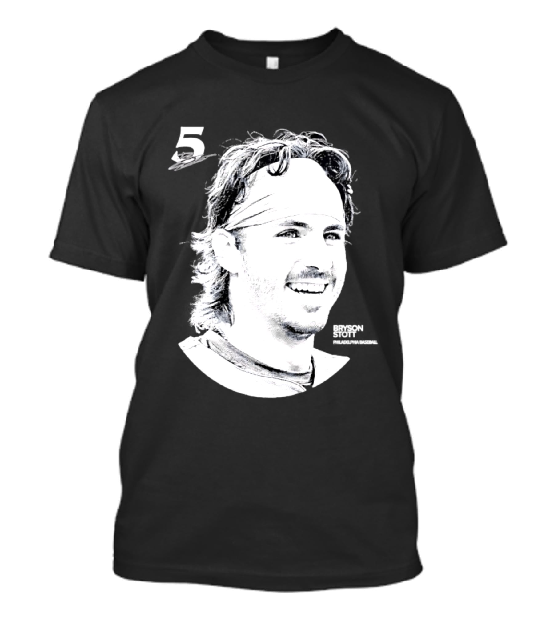 Bryson Stott Number 5 Philadelphia Phillies MLB 2026 Lineage Series T-Shirt