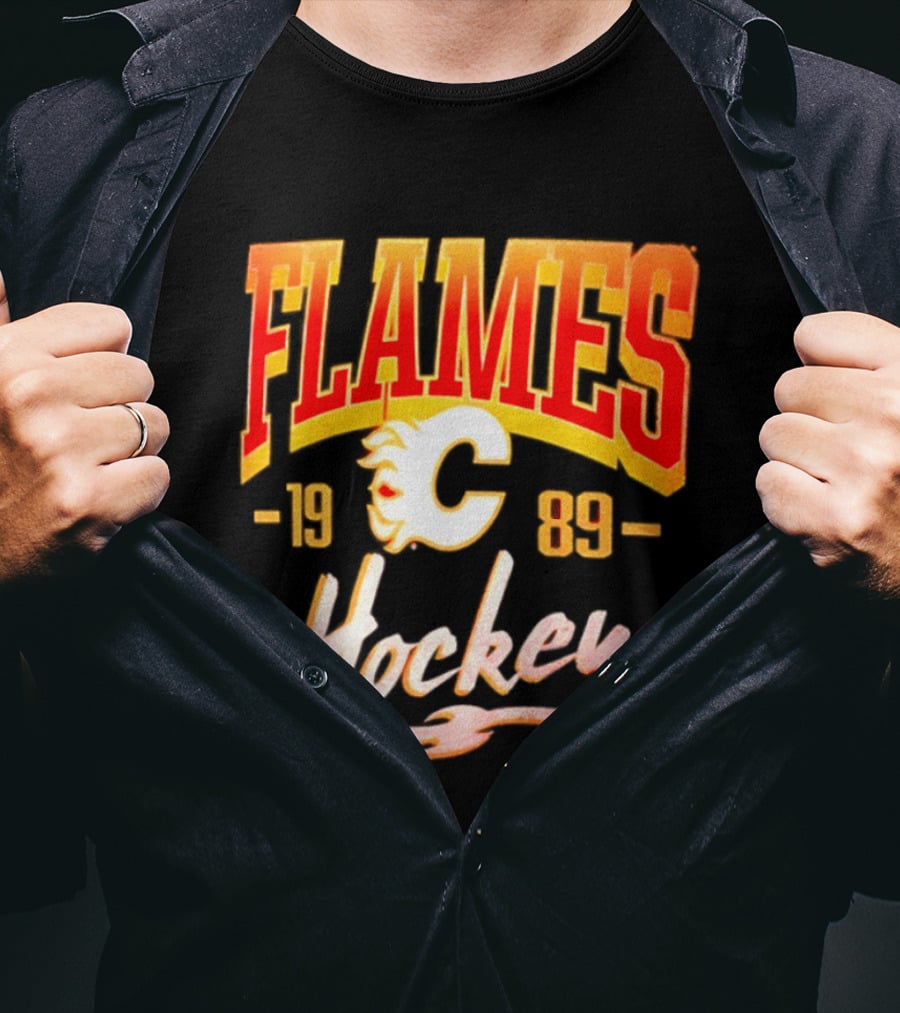 Calgary Flames 1989 Hockey Made To Last T-Shirt