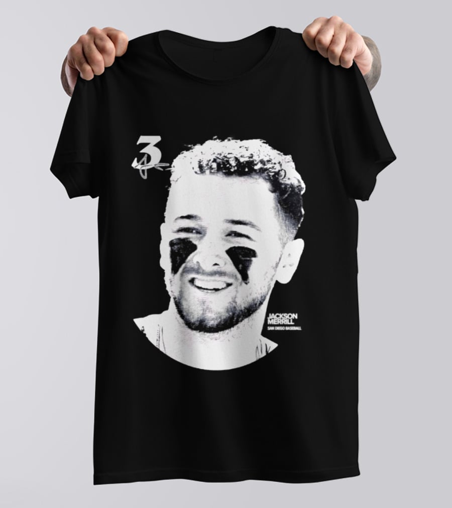 Jackson Merrill 3 San Diego Padres MLB 2026 Lineage Series T-Shirt