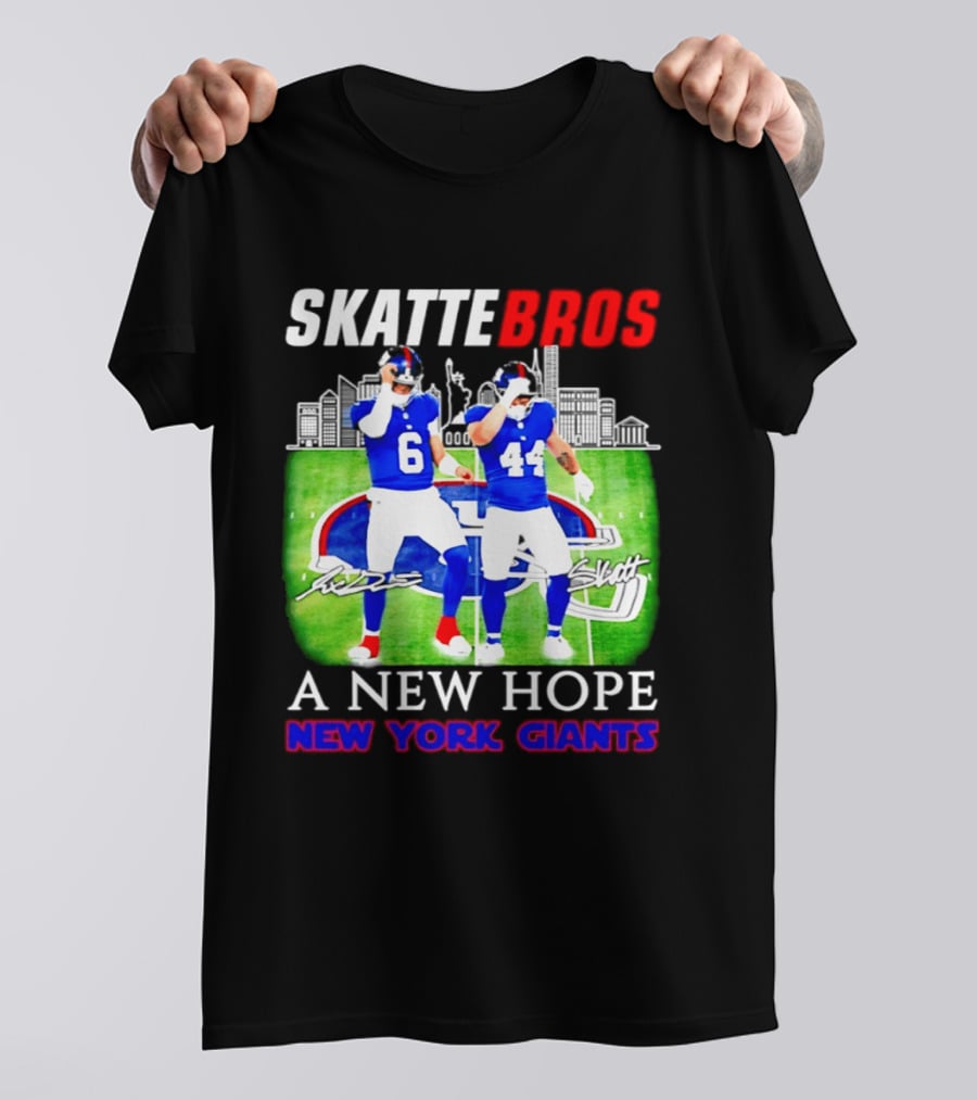 Skattebros Jaxson Dart Cam Skattebo New York Giants A New Hope T-Shirt