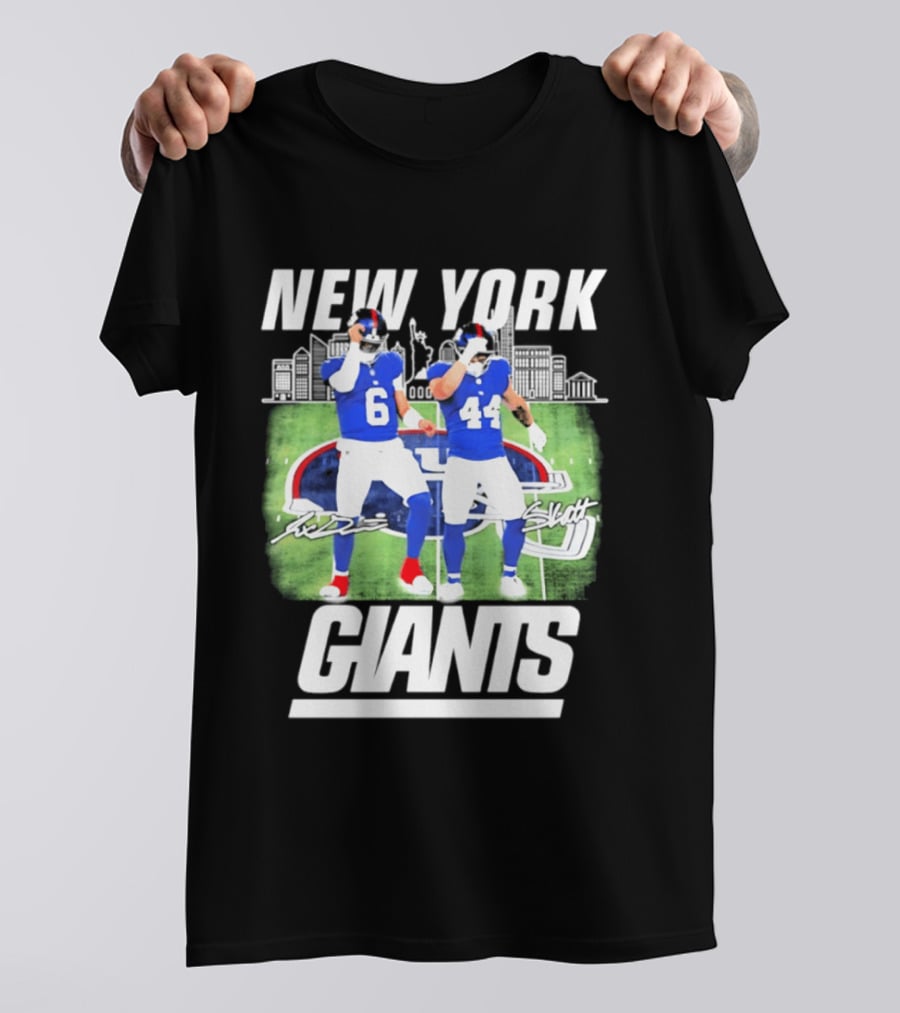 New York Giants Jaxson Cam Signatures Stadium T-Shirt