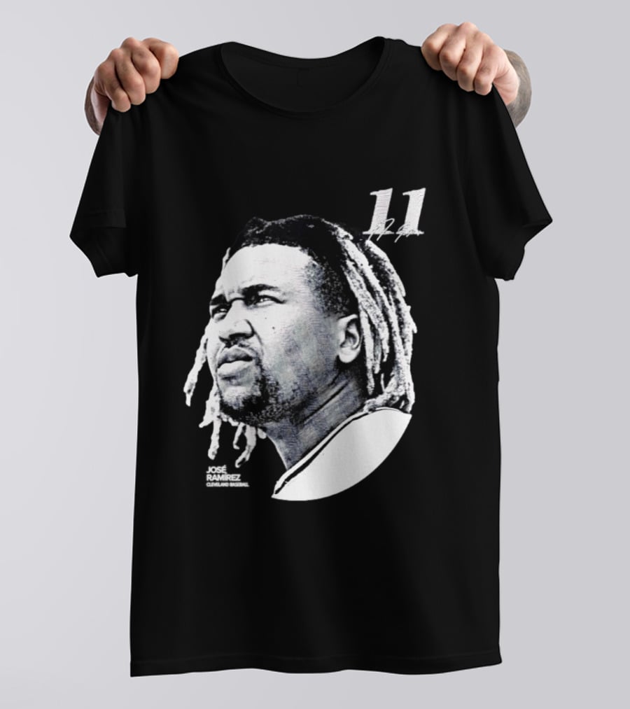 Jose Ramirez Cleveland Guardians 2026 Lineage Series 11 T-Shirt