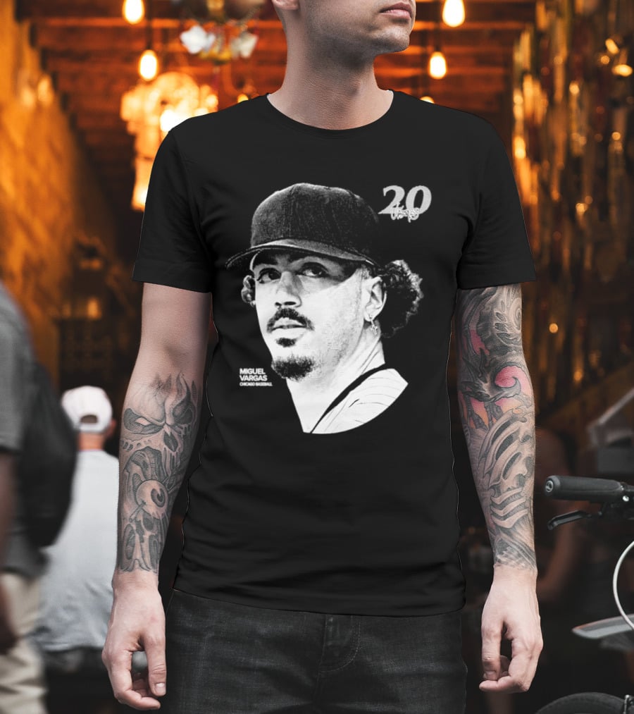Miguel Vargas 20 Chicago White Sox MLB 2026 Lineage Series T-Shirt