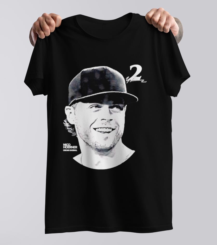 Chicago Cubs Nico Hoerner 2 MLB 2026 Lineage Series T-Shirt