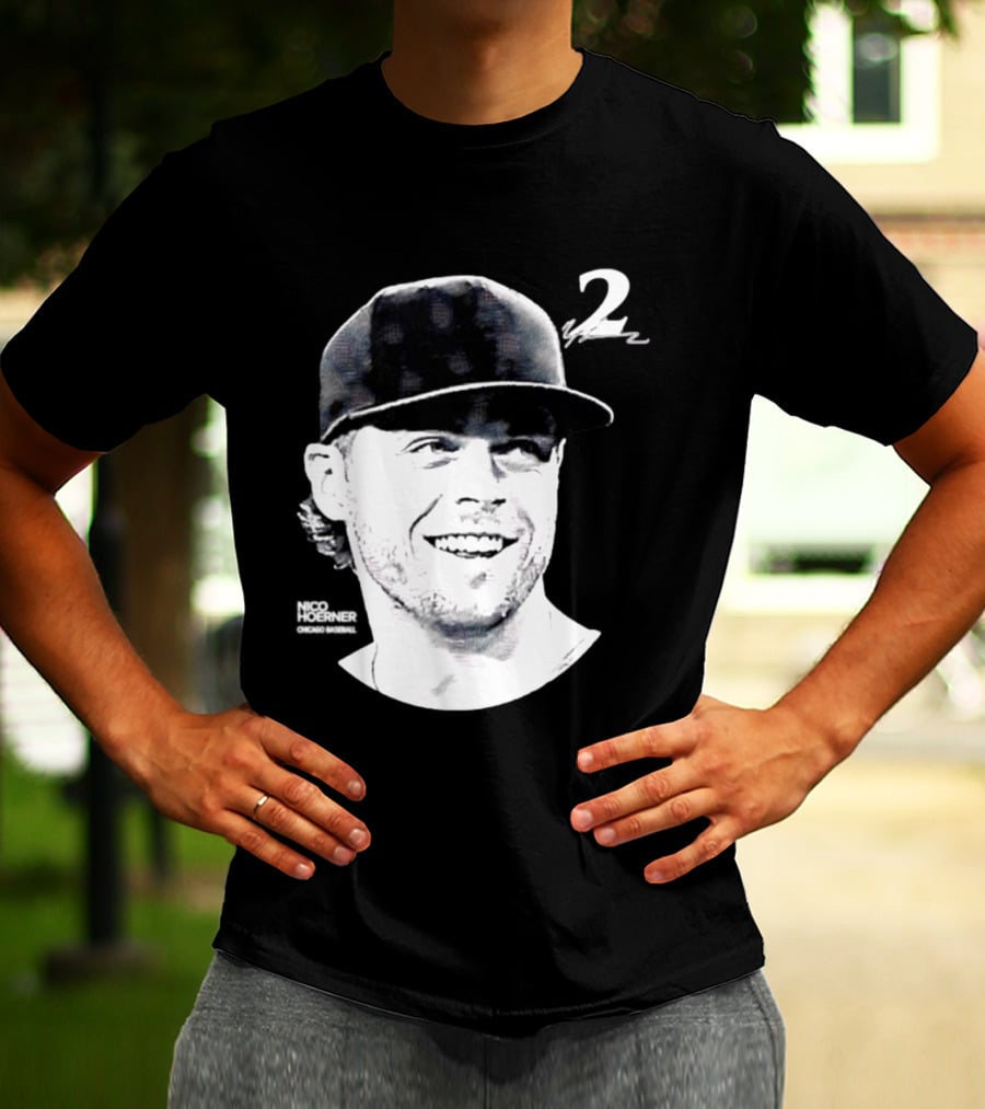 Chicago Cubs Nico Hoerner 2 MLB 2026 Lineage Series T-Shirt
