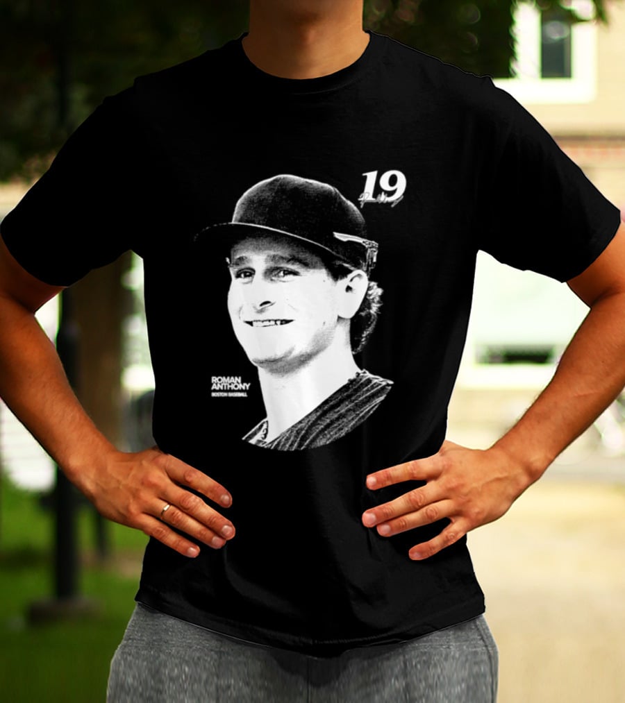 Roman Anthony 19 Boston Red Sox MLB 2026 Lineage Series T-Shirt