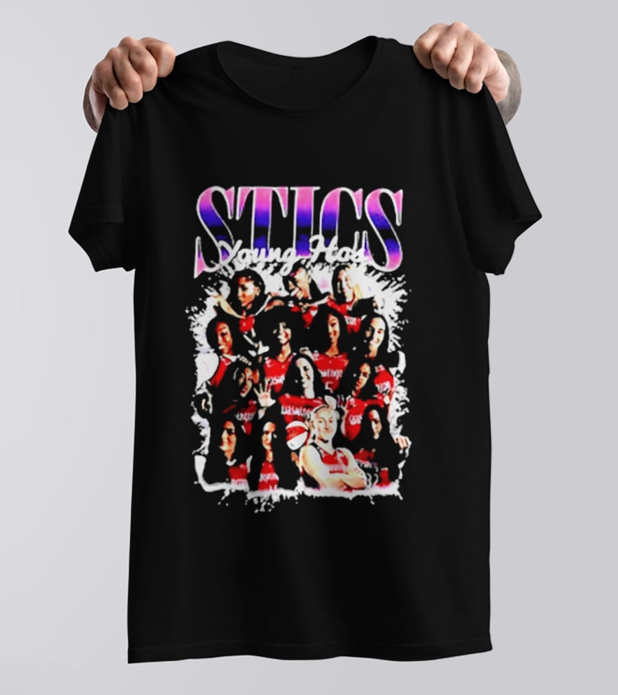 STICS Young Hoops Women Basketball Team Sports T-Shirt
