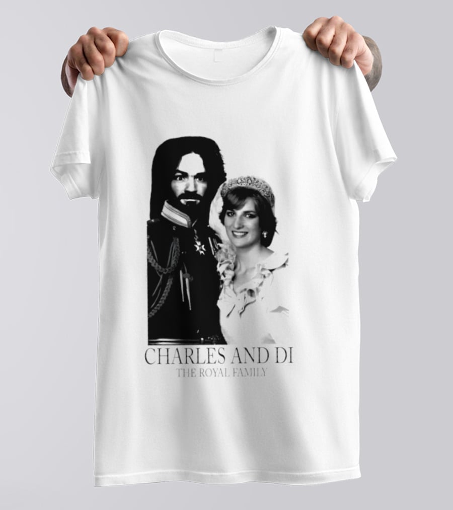 Charles Manson And Princess Diana Charles And Di The Royal Family T-Shirt