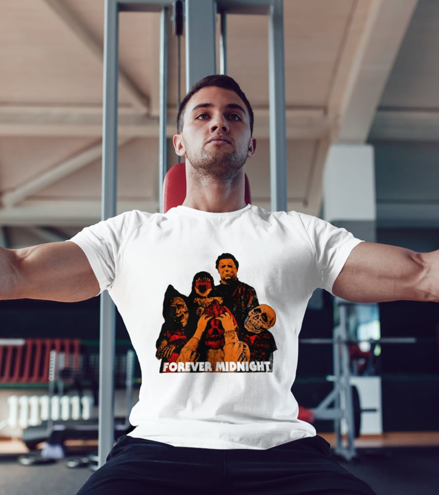 Forever Midnight Horror Icons Halloween Classic Characters T-Shirt